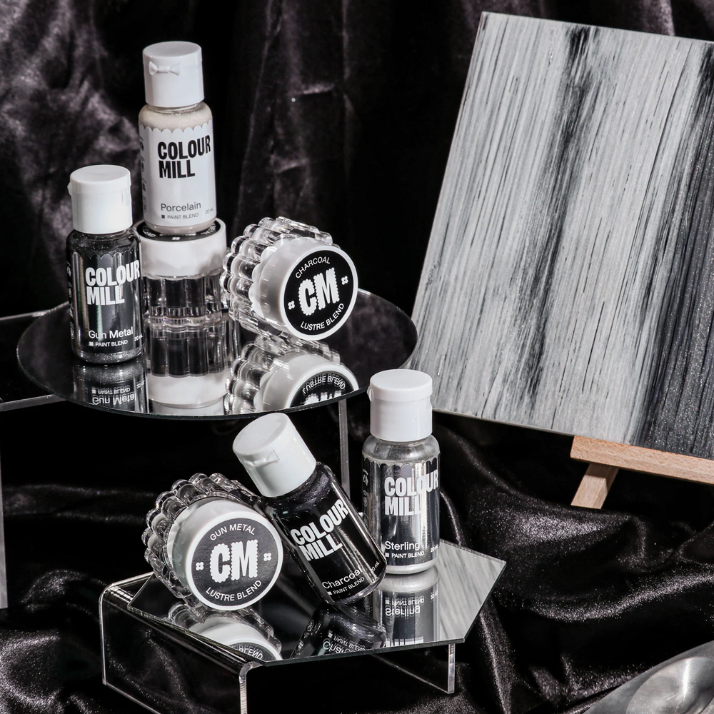 Colour Mill Charcoal Metallic Food Paint, 20 ml image 2