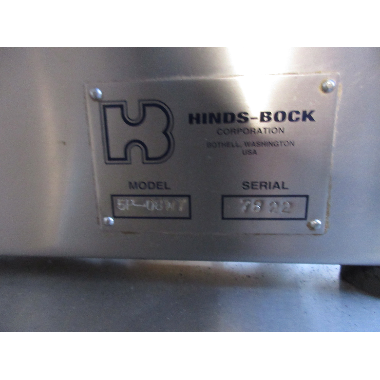 Hinds-Bock 5P-08WT Muffin Depositor, On FMA Muffin Lift, Used Excellent Condition image 9