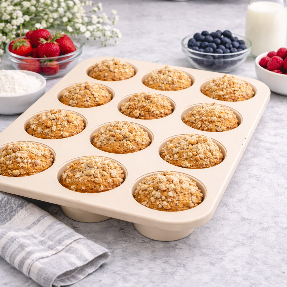 Trudeau Resistall Muffin Pan, 12 Cavities image 1