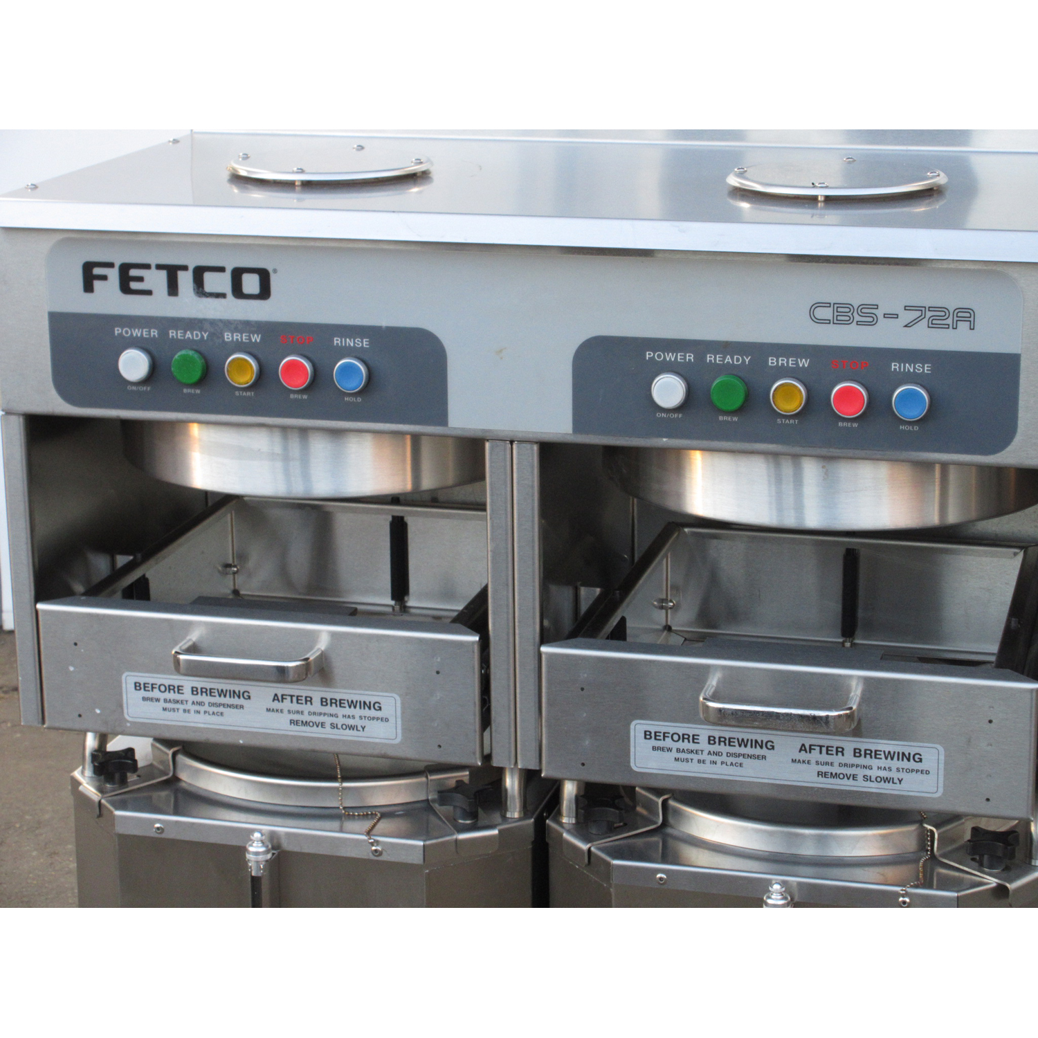 Fetco CBS-72A High Volume Thermal Coffee Maker, Used Excellent Condition image 1