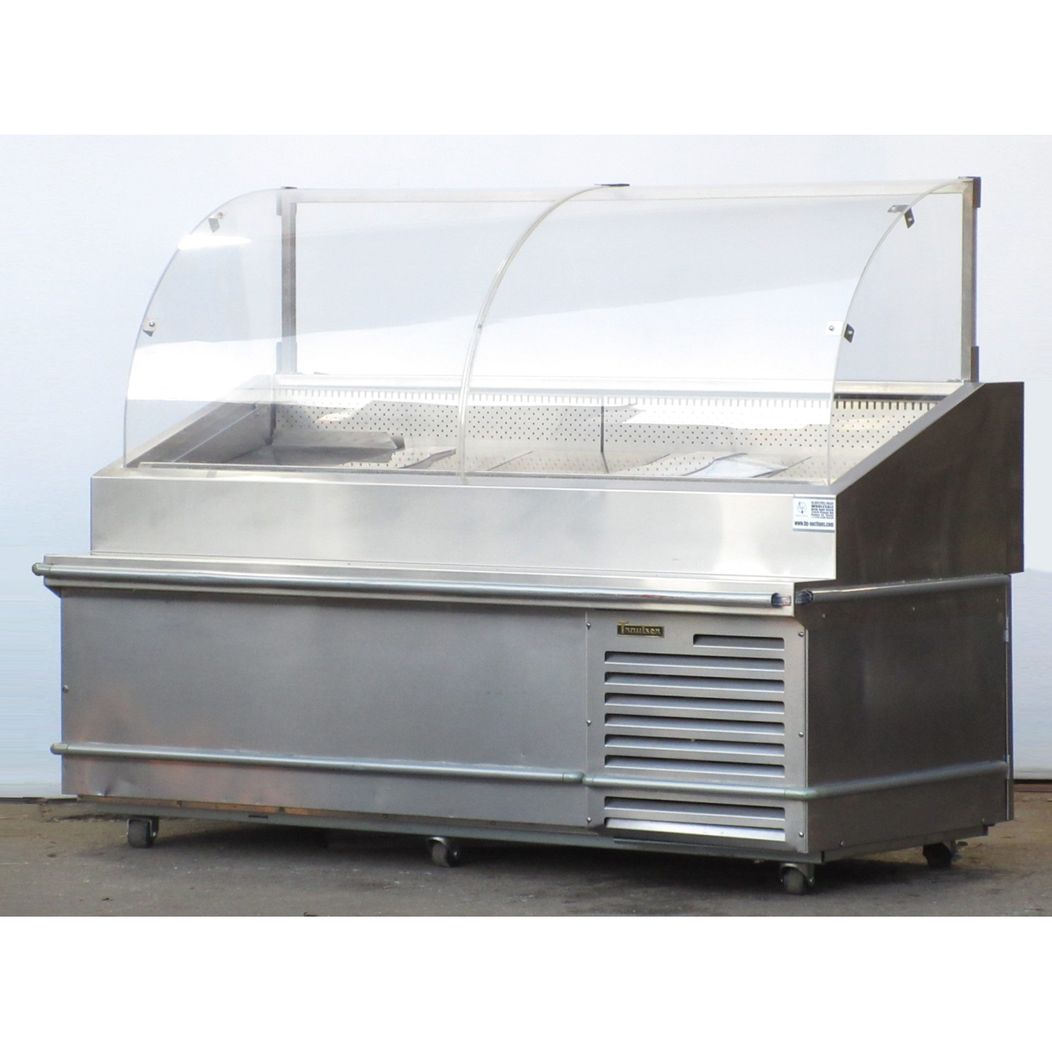 Traulsen TD078HT Seafood/Fish Display Case 78" Wide, Used Excellent Condition image 1