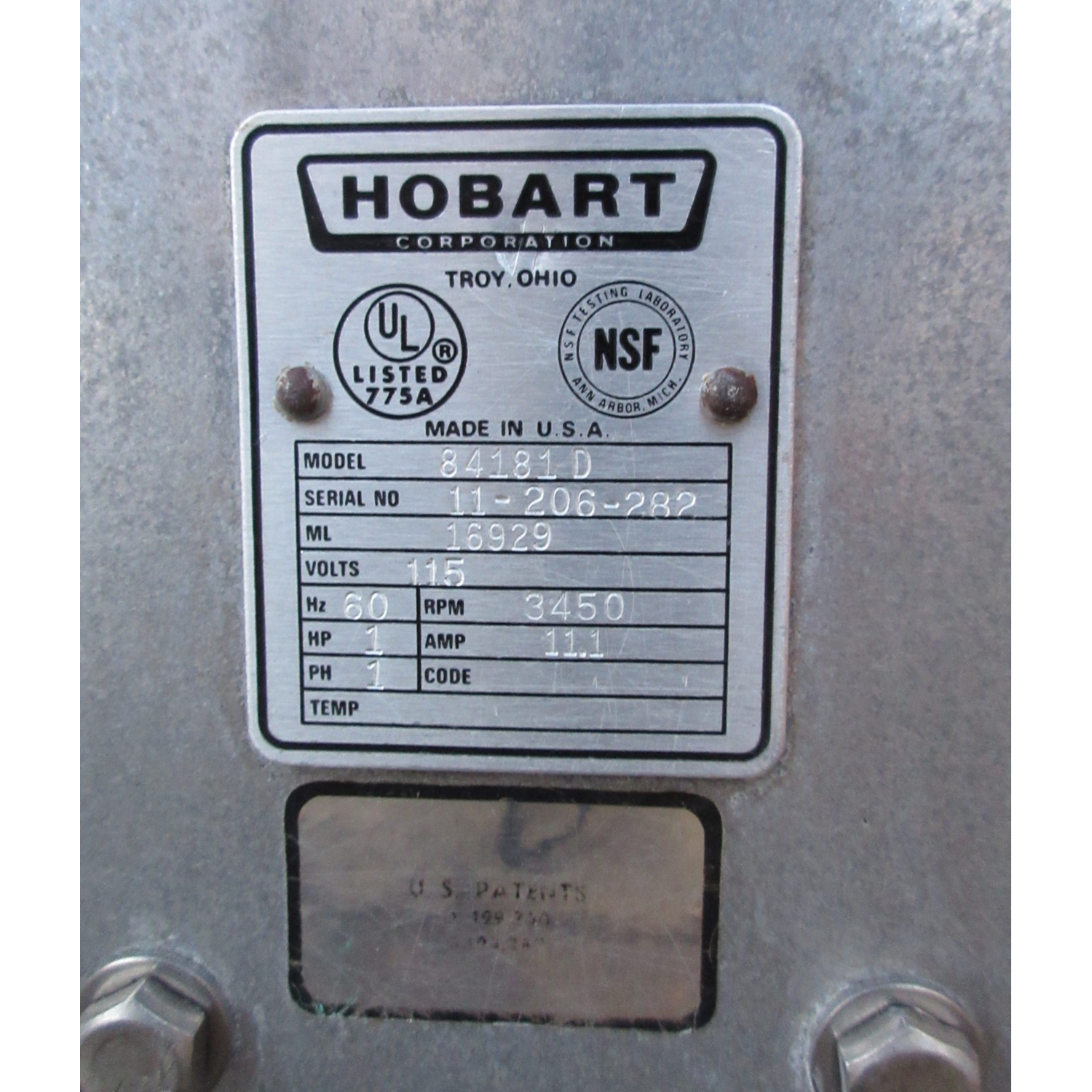 Hobart 84181D Buffalo Chopper 18", Used Excellent Condition image 4