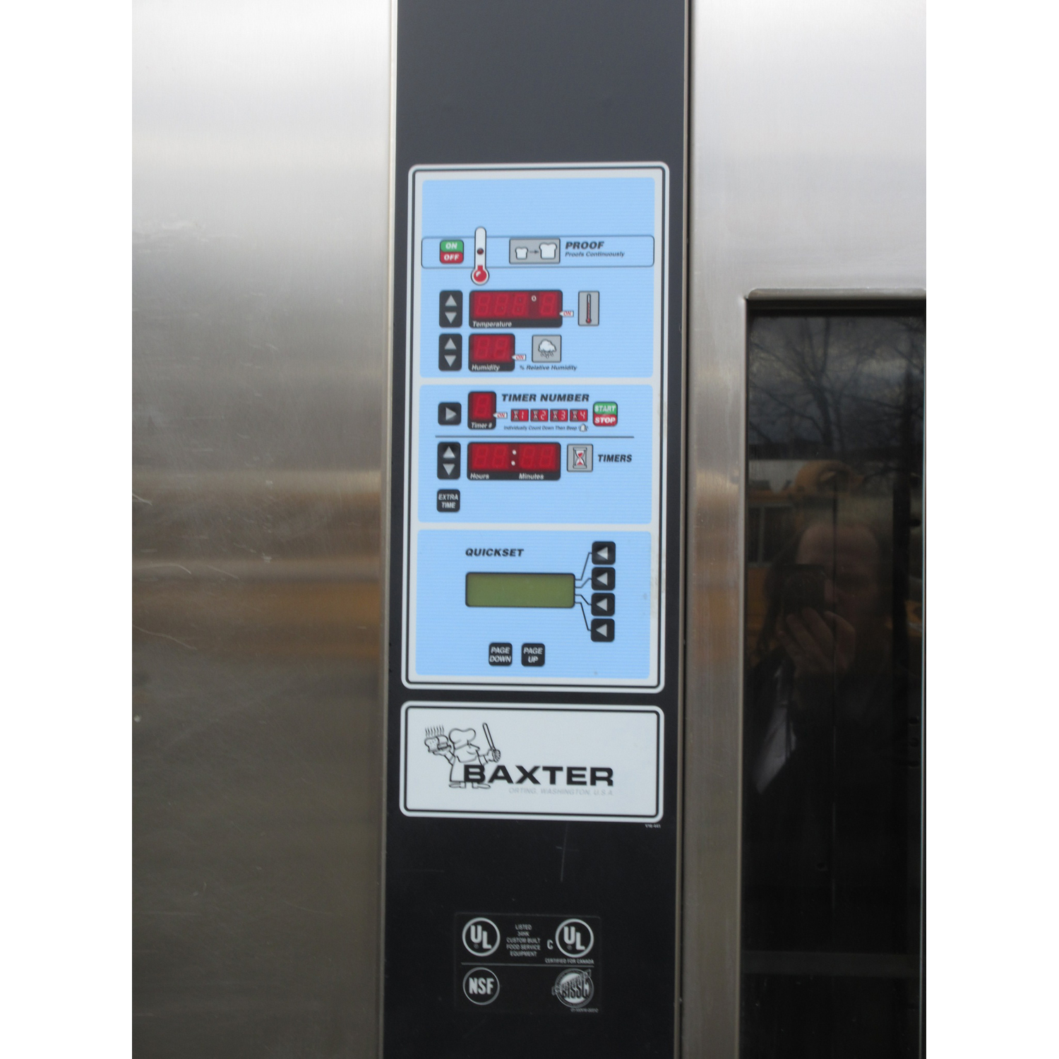 Baxter PC151DD Pizza, Bread, Dough Roll-In Proofer, Used Excellent Condition image 2