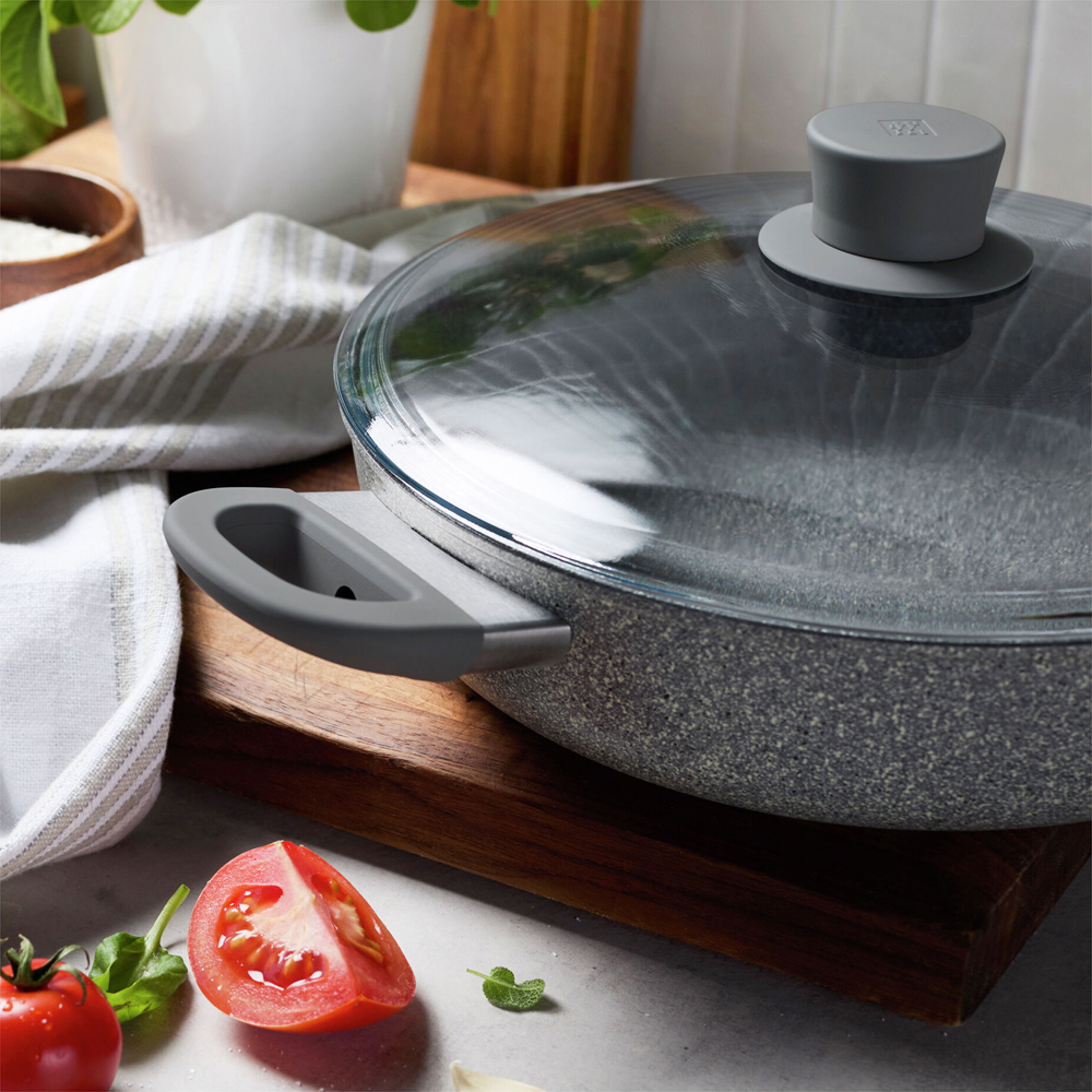 Zwilling Ceramic Nonstick Saute Pan with Lid, 3.9 Qt. image 3