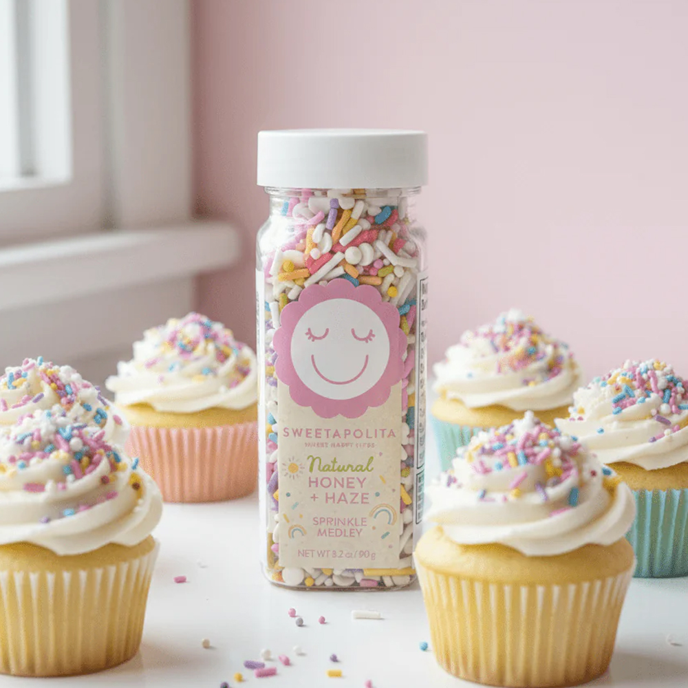 Sweetapolita Honey and Haze Natural Sprinkle Mix, 3.2 oz. image 1