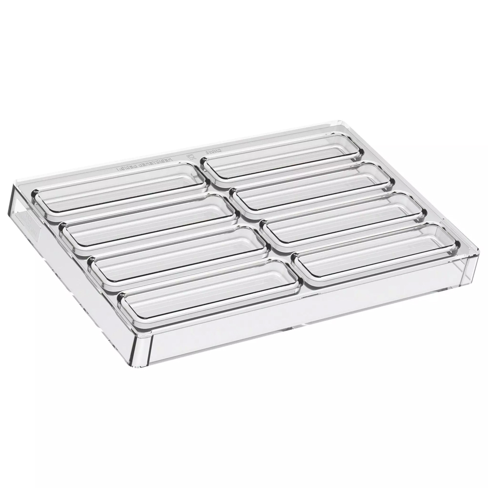 Silikomart SNACK BAR 1 Tritan Chocolate Mold, 8 Cavities image 1