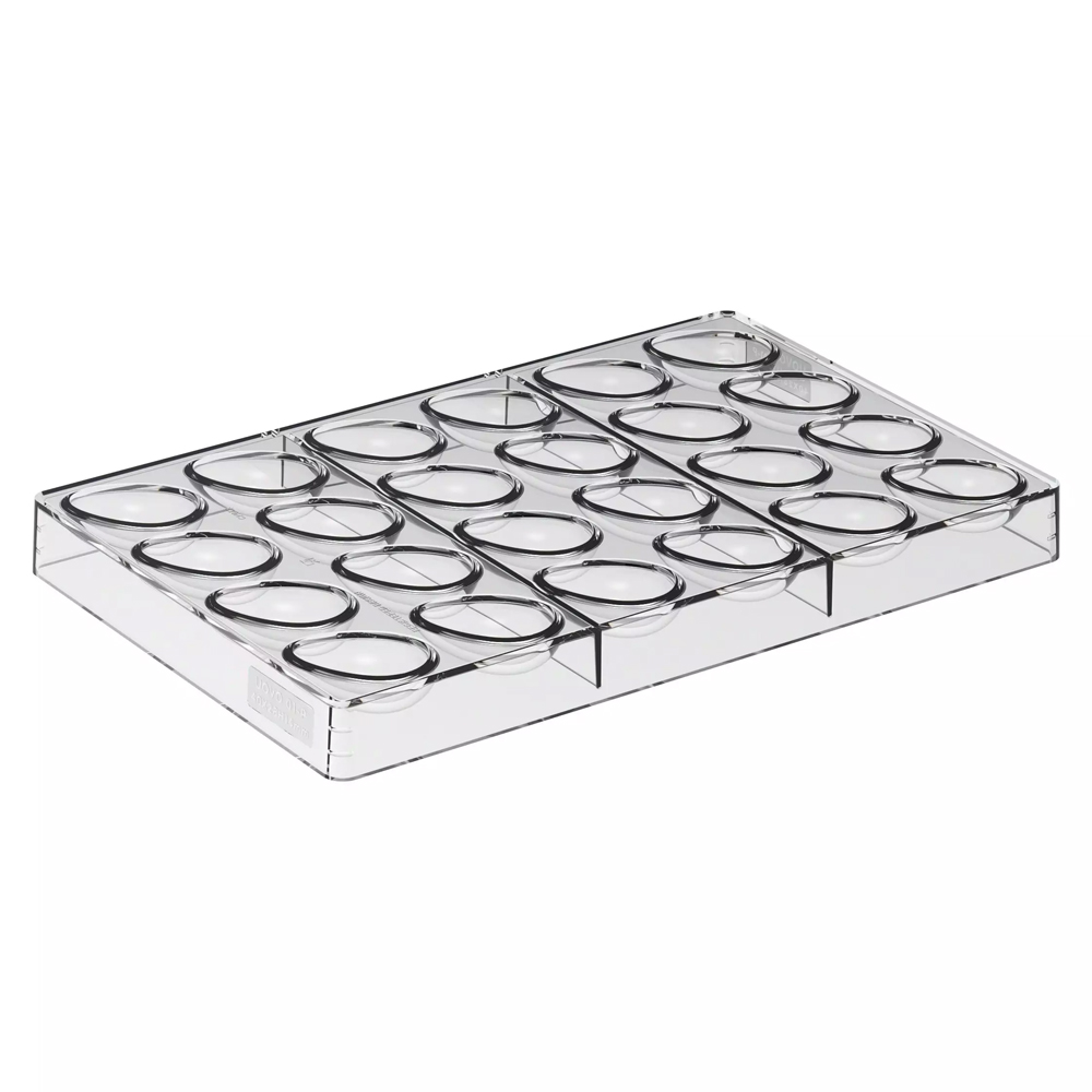 Silikomart EGG Tritan Chocolate Mold, 24 Cavities image 2
