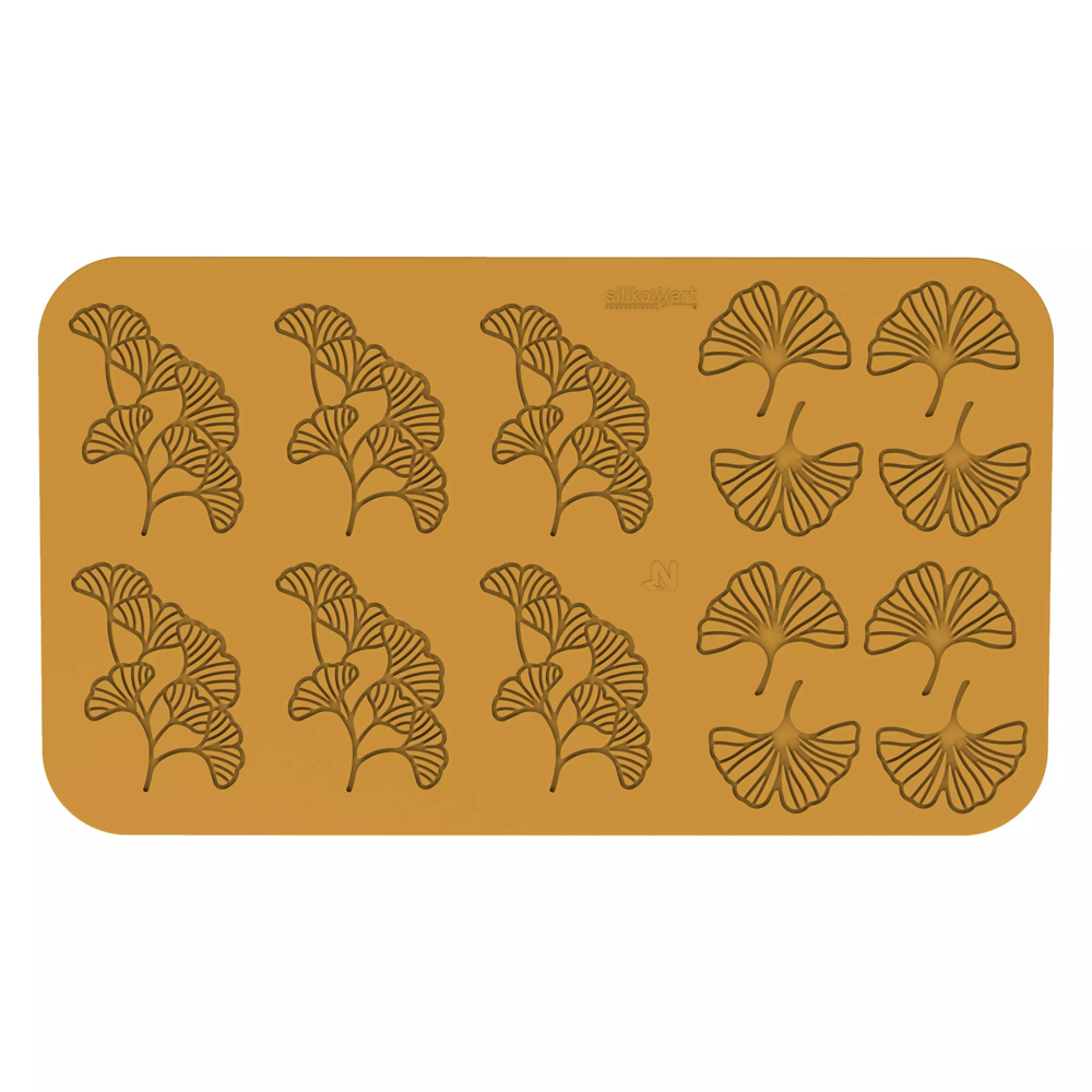 Silikomart GINGKO Decorative Silicone Mold, 14 Cavities image 2