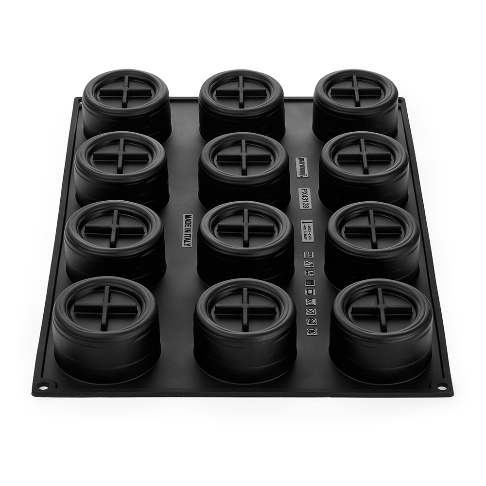 Pavoni Pavoflex PX43128 LINEA Silicone Mold, 12 Cavities image 1