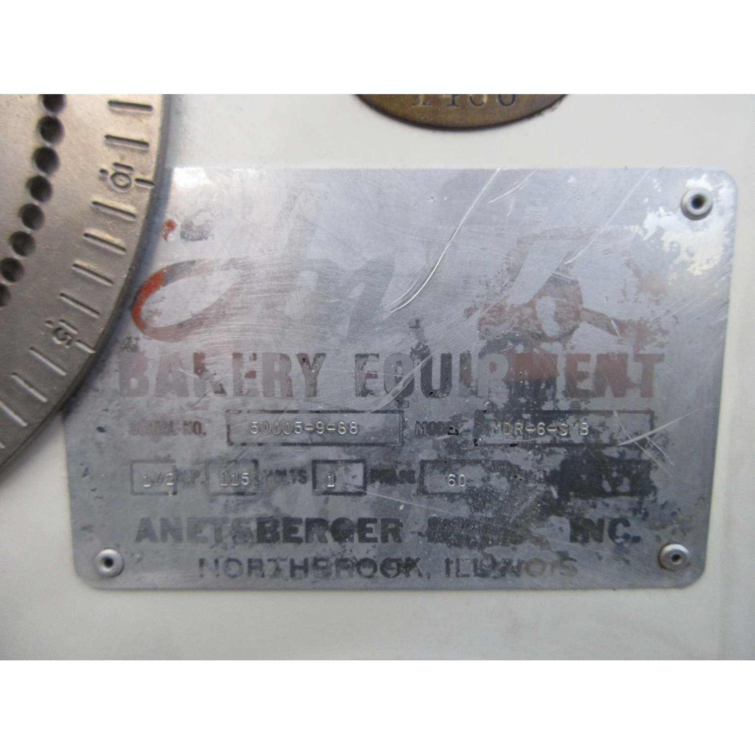 Anets MDR-6-SMB Bakery Dough Roller/Sheeter, Used Excellent Condition image 8