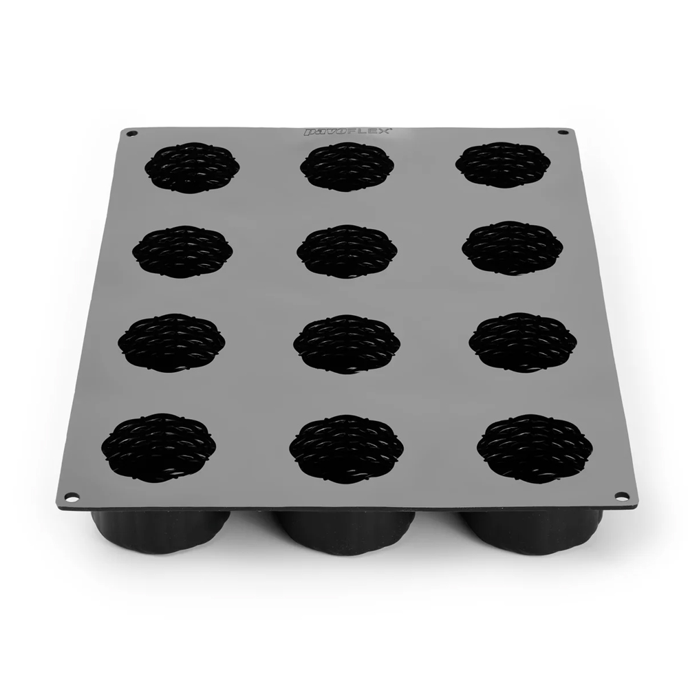 Pavoni Pavoflex PX43127 PANIER Basket Silicone Mold, 12 Cavities image 4