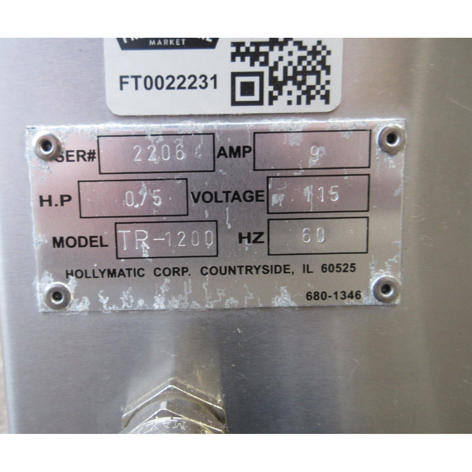 Hollymatic TR-1200 Tender Rite Tenderizer, Used Excellent Condition image 4