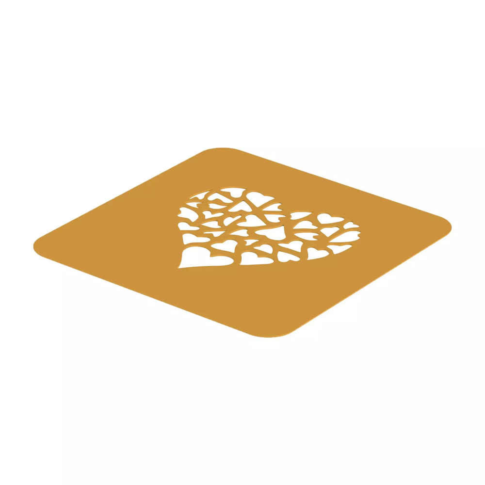 Silikomart AMORE Silicone Heart Stencil, Set of 2 image 3