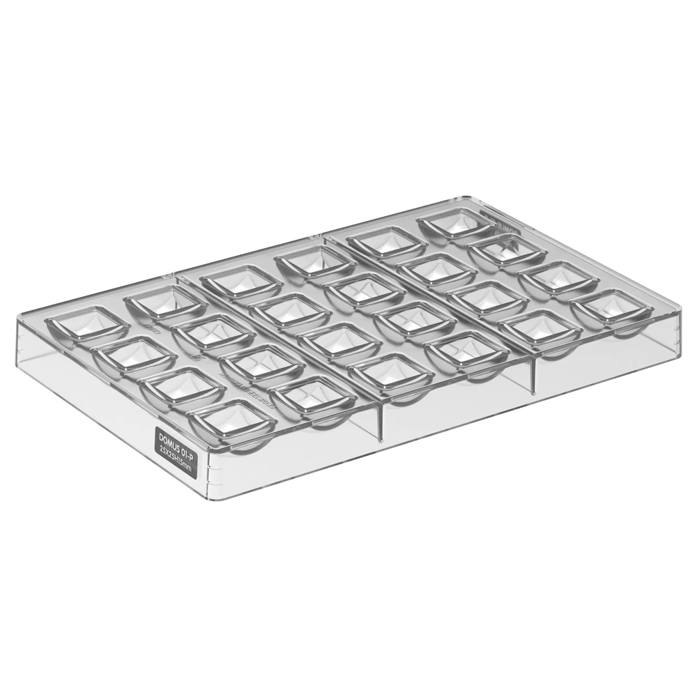 Silikomart DOMUS Tritan Chocolate Mold, 24 Cavities image 1