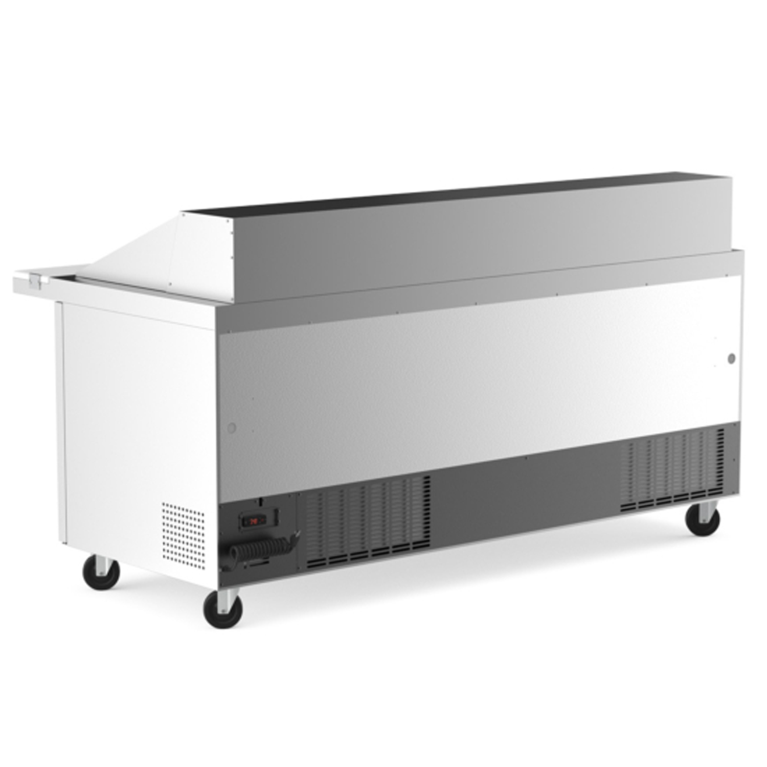 Coldline SMP72 72" Mega Top Refrigerated Sandwich Prep Table with Cutting Board and Food Pans image 1