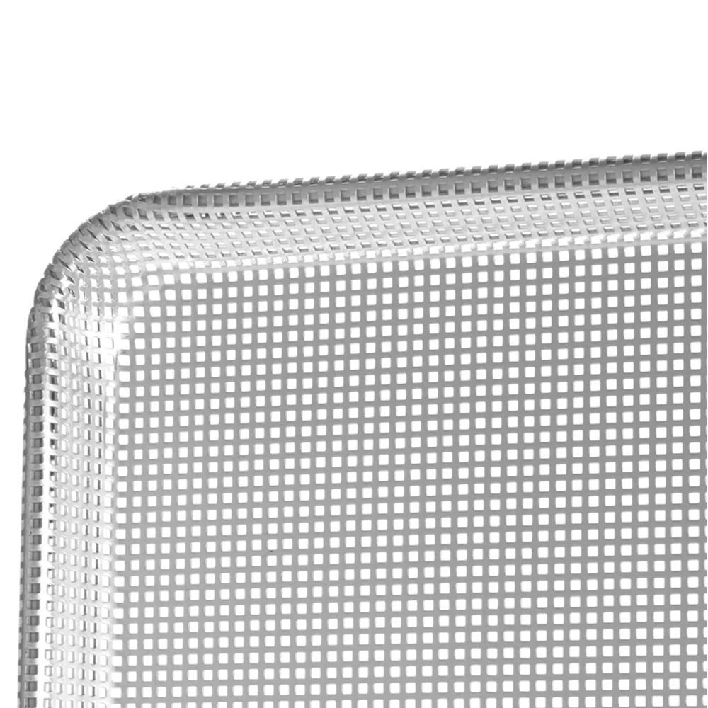 Winco Fully Perforated Aluminum Sheet Pan, 18" x 26" image 1