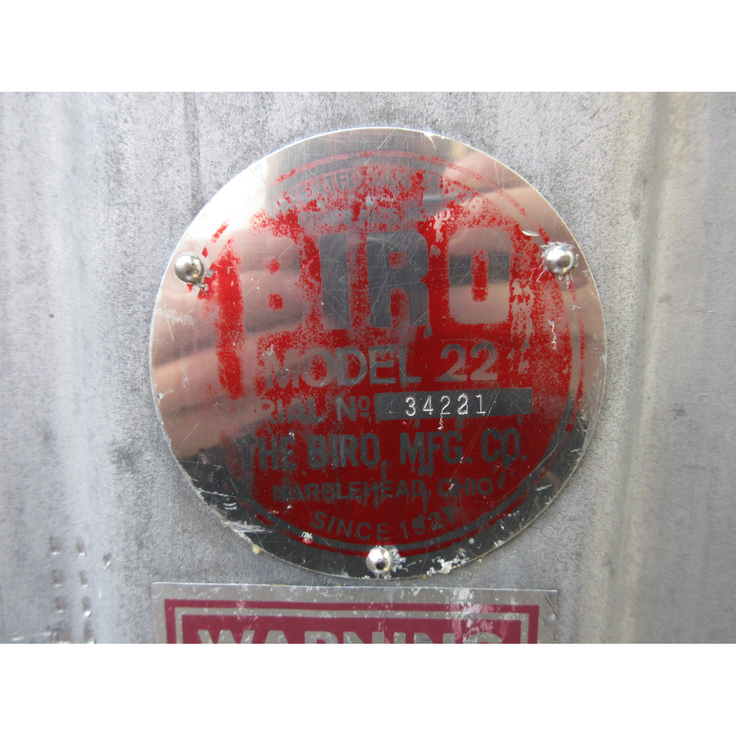 Biro 22 Meat Saw, Used Excellent Condition image 3