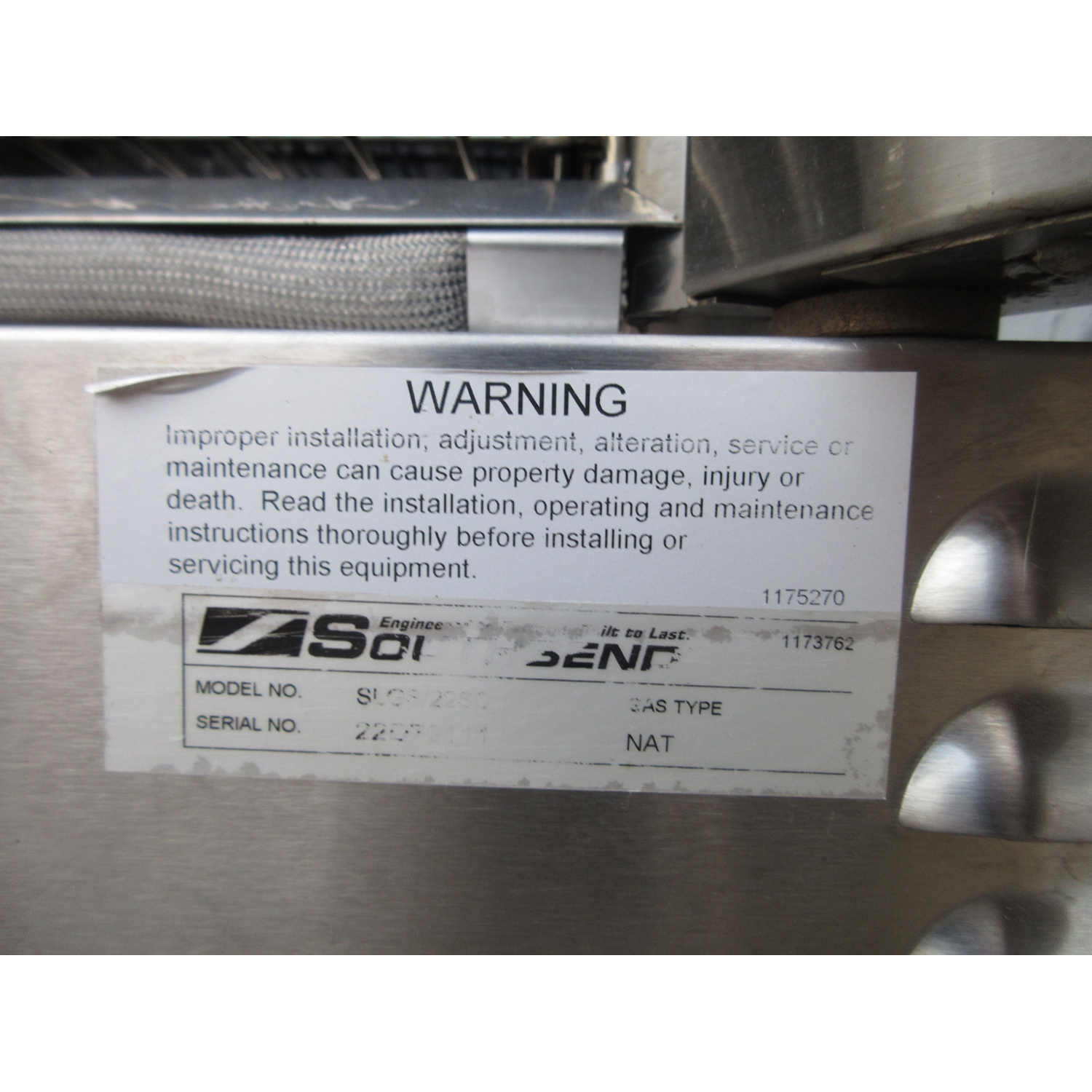 Southbend SLGS/22SC Double Gas Convection Oven, Used Excellent Condition image 3