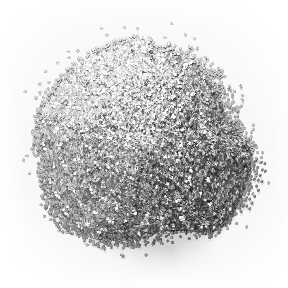 Colour Mill Silver Glitz Blend Edible Glitter Pump, 25 ml. image 1
