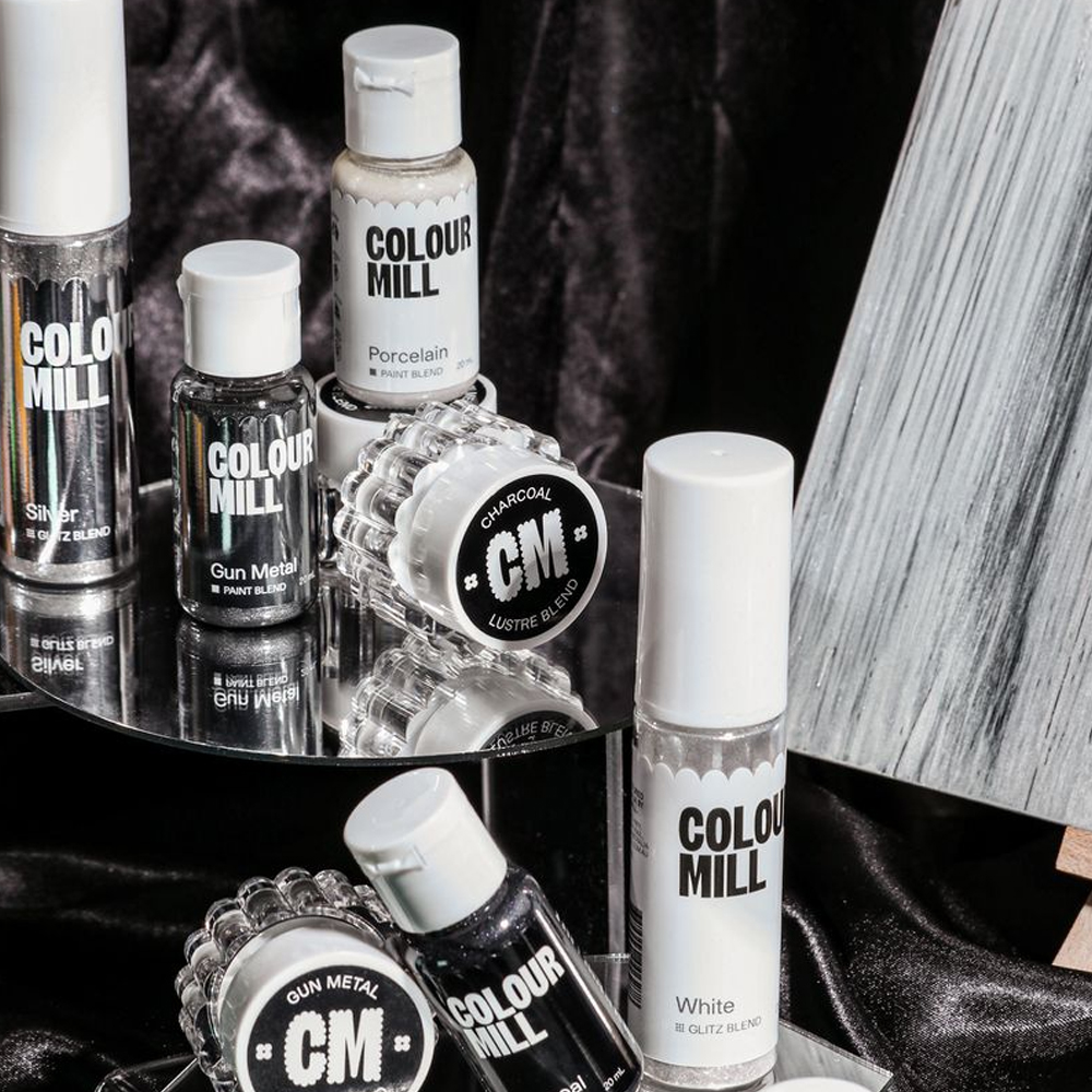 Colour Mill White Glitz Blend Edible Glitter Pump, 25 ml. image 2