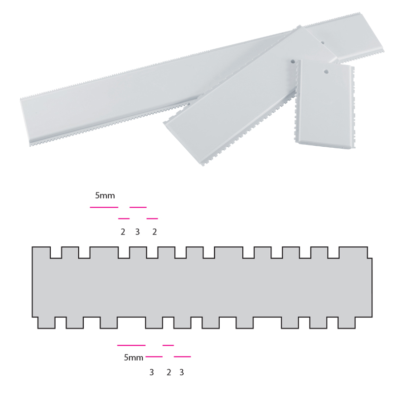 Martellato Cake Decorating Comb, 27" Long image 1