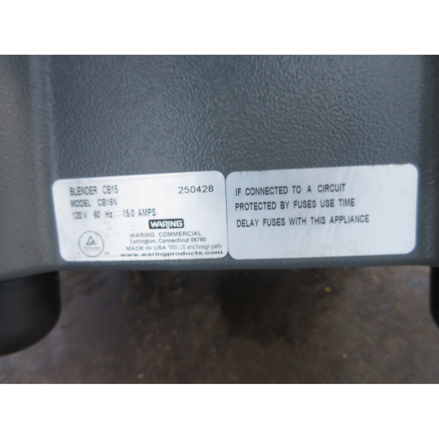 Waring CB15 Heavy Duty Food Blender w/ Electronic Keypad, 1 Gallon, Used Excellent Condition image 2