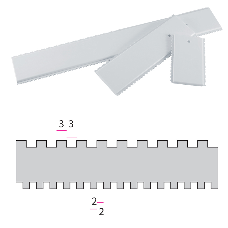 Martellato Cake Decorating Comb, 13-1/2" Long image 1