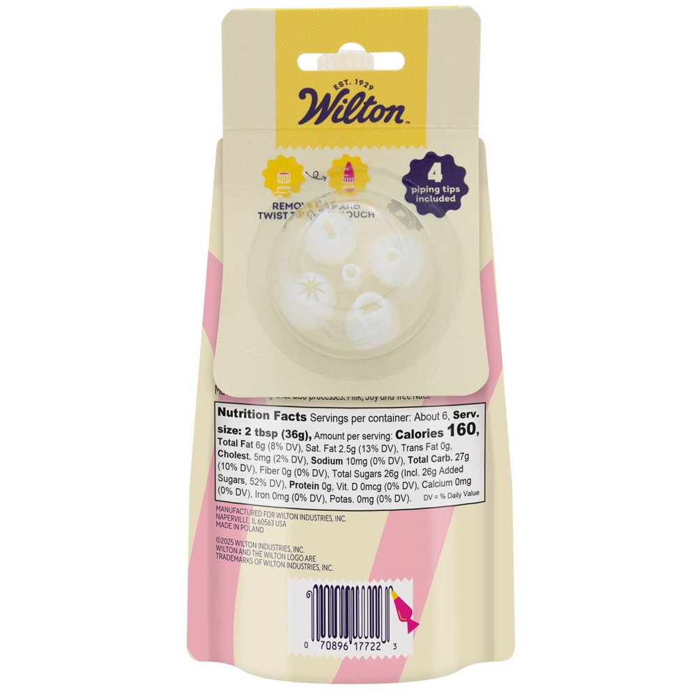 Wilton Pink Decorators Icing with 4 Tips image 2