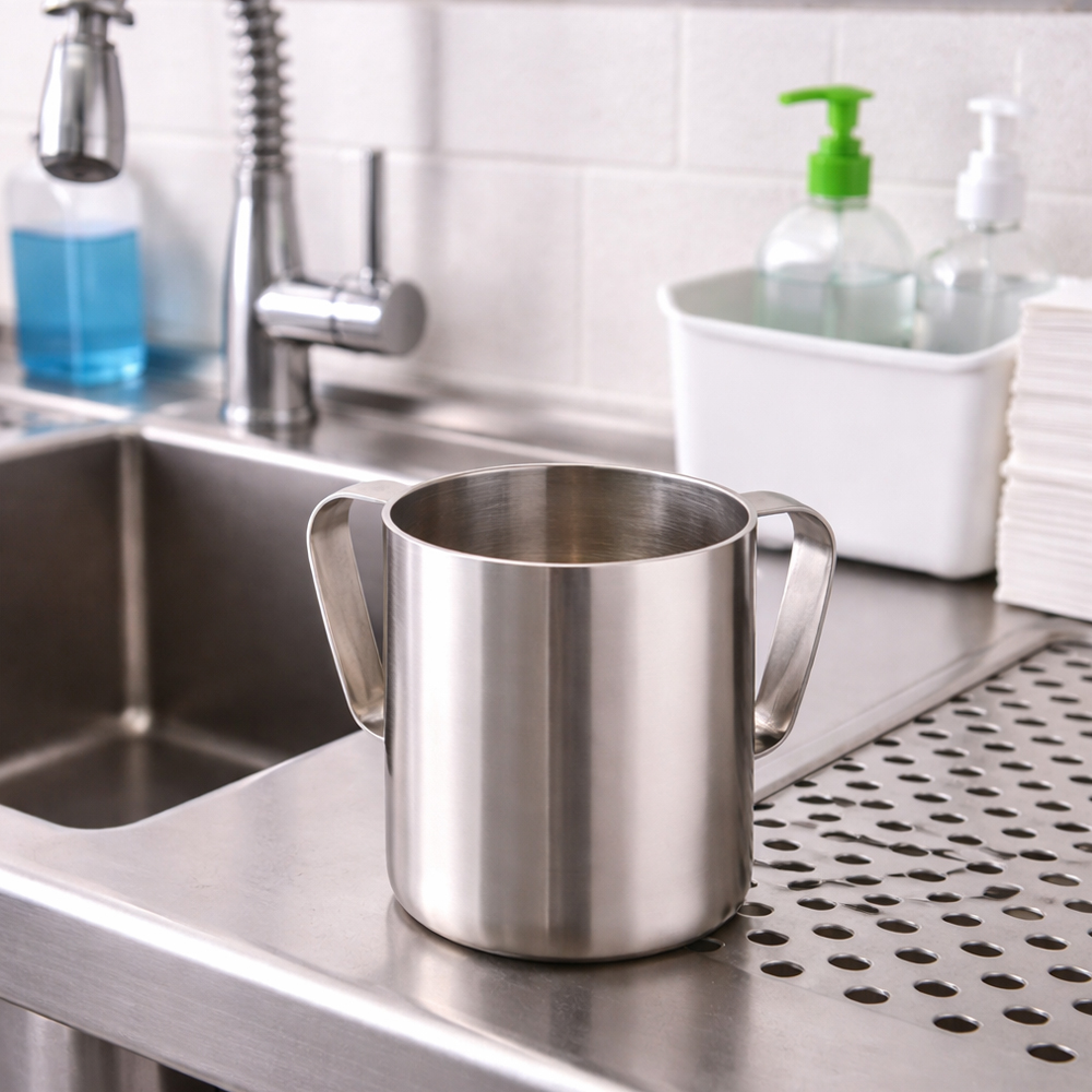The Kosher Cook Stainless Steel Wash Cup, #45 image 1