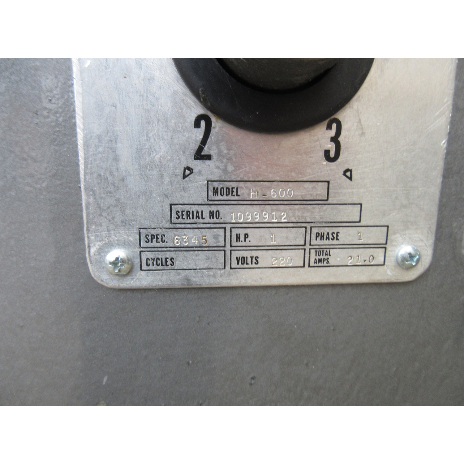 Hobart H-600 60 Qt Mixer, Bowl And 2 Attachments Included, Used Excellent Condition image 3