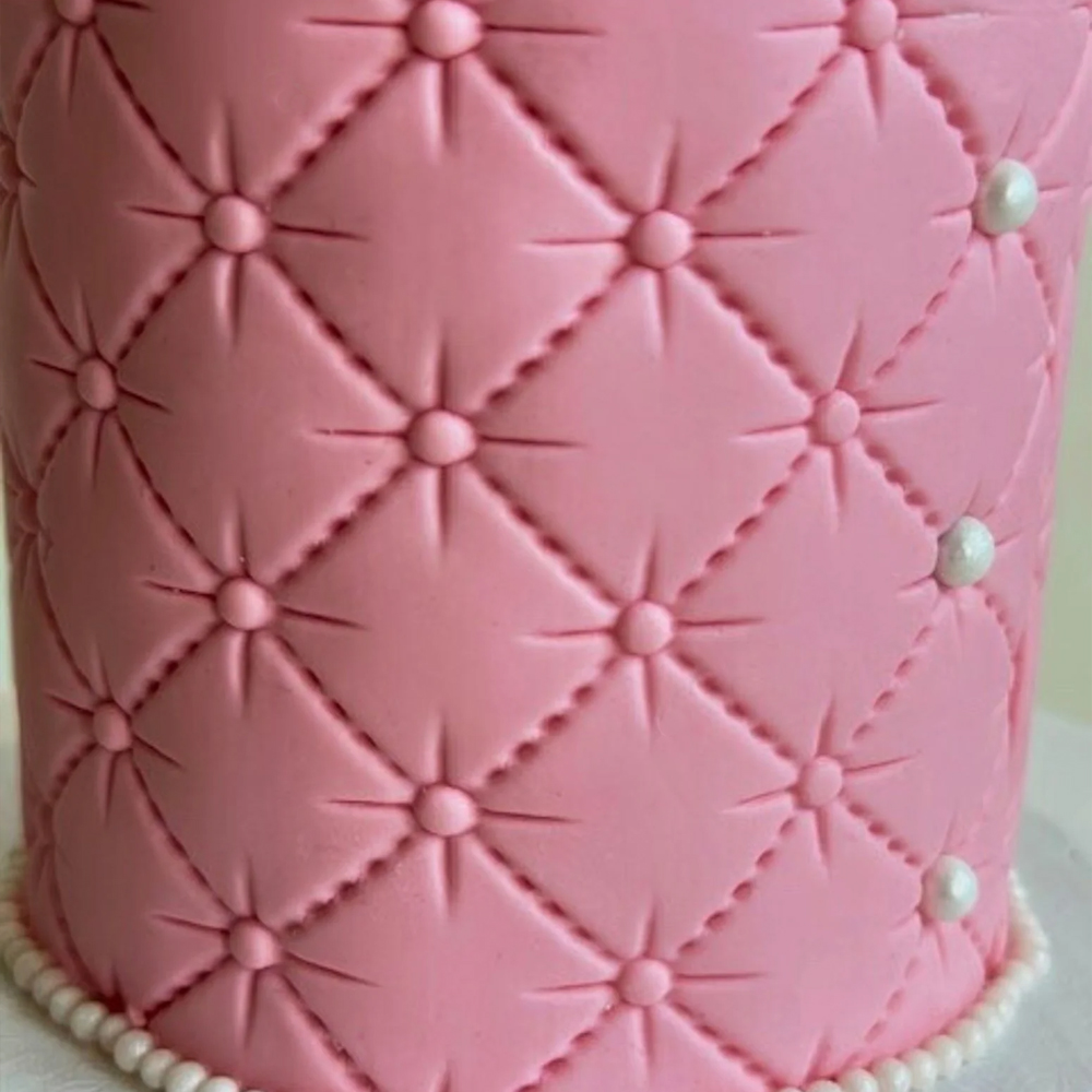 Prop Options Quilted Textured Rolling Pin, 9" image 2