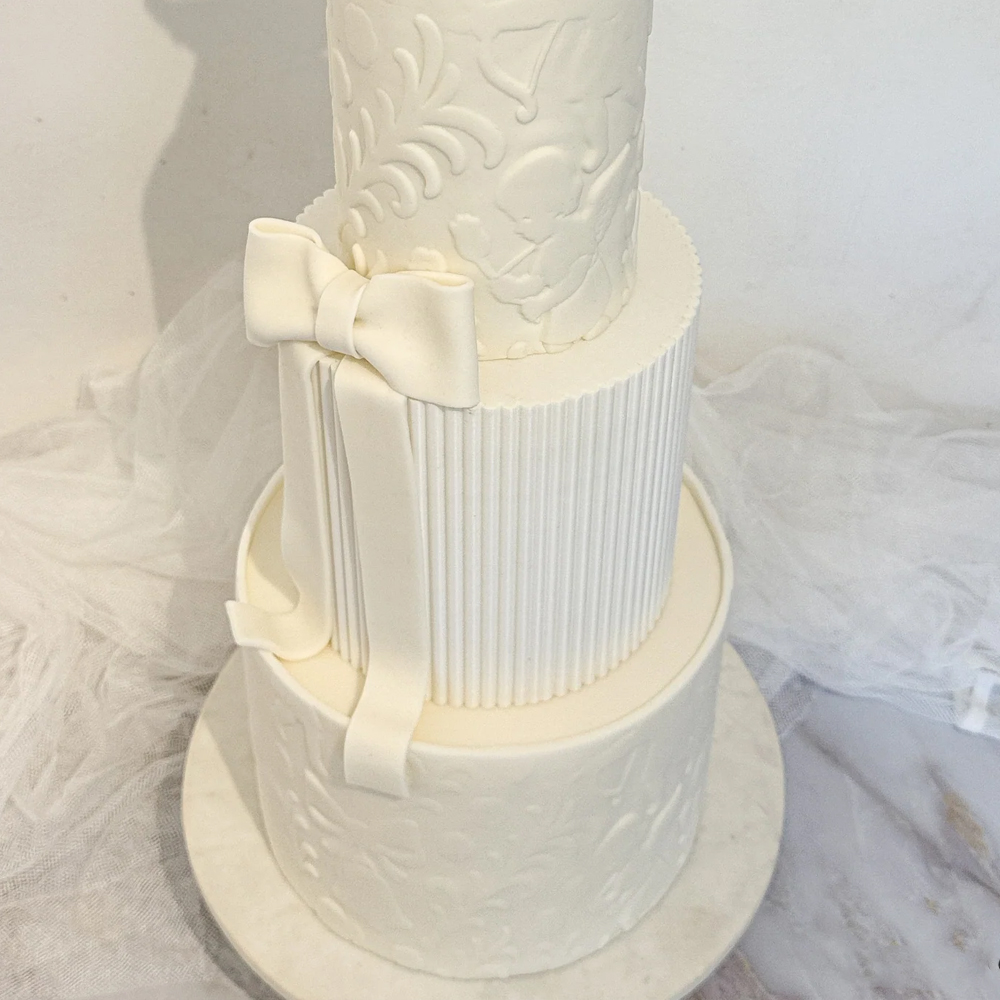 Prop Options Reeded Textured Rolling Pin, 9" image 1