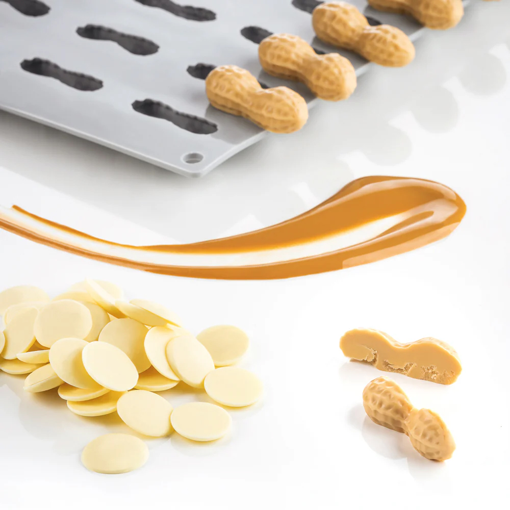 Pavoni GG014 Peanut Silicone Mold, 24 Cavities image 4