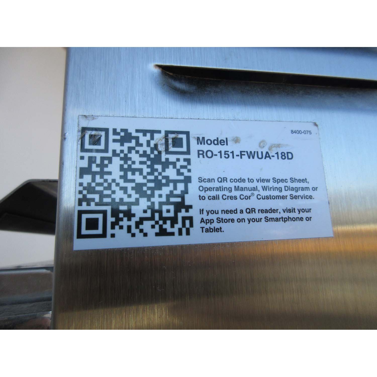 Cres Cor RO151FWUA18DX Cook & Hold Convection Oven, Used Excellent Condition image 5