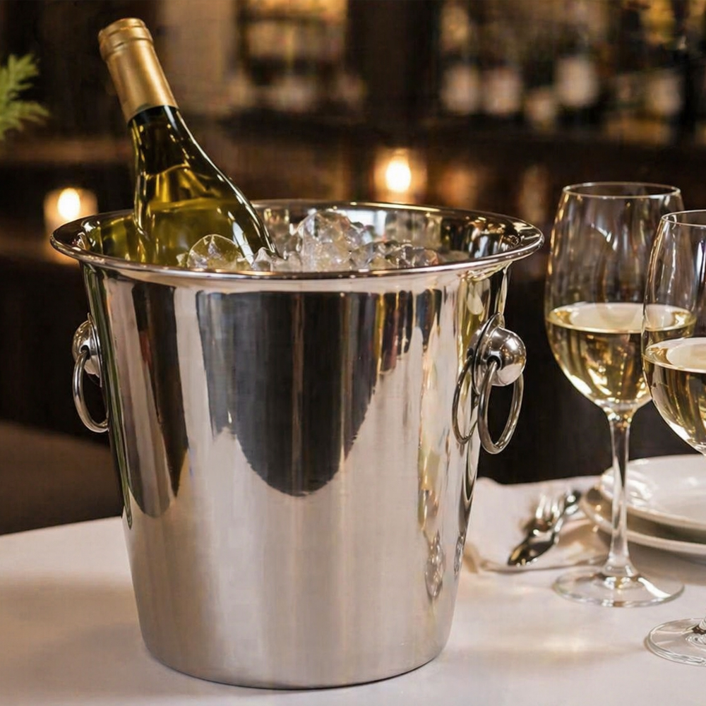 Winco Stainless Steel Wine Bucket image 1