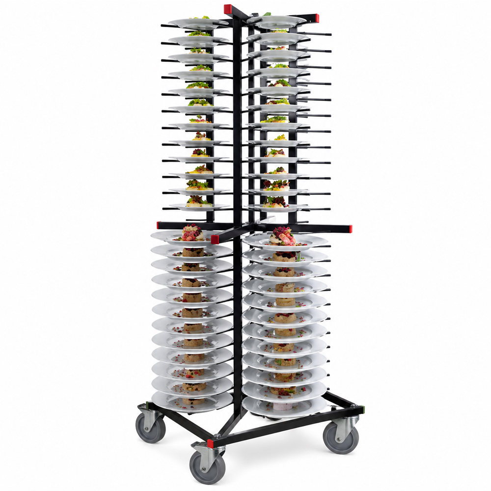 JackStack Mobile Plate Rack for 104 Plates image 1