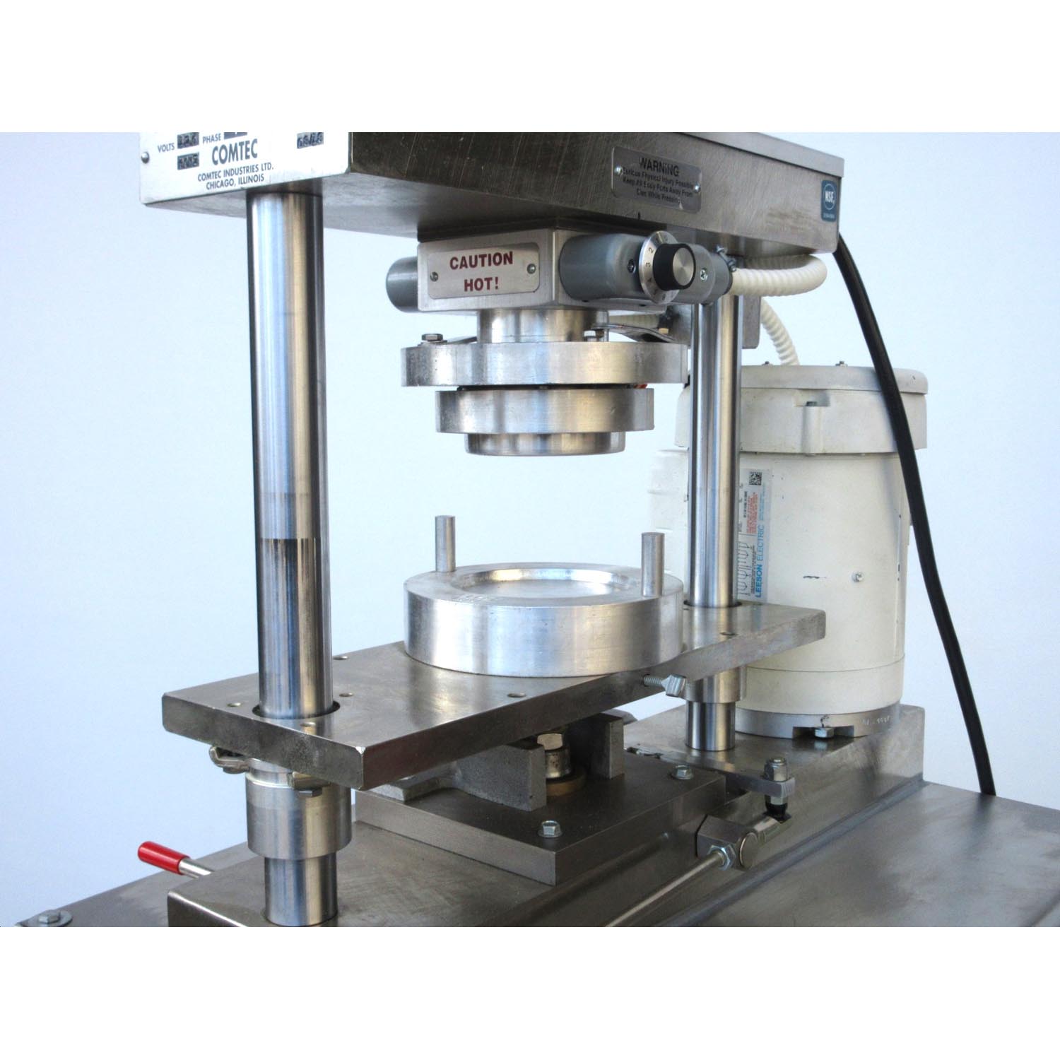 Comtec 1100 Hydraulic Pie Press, Used Excellent Condition image 2