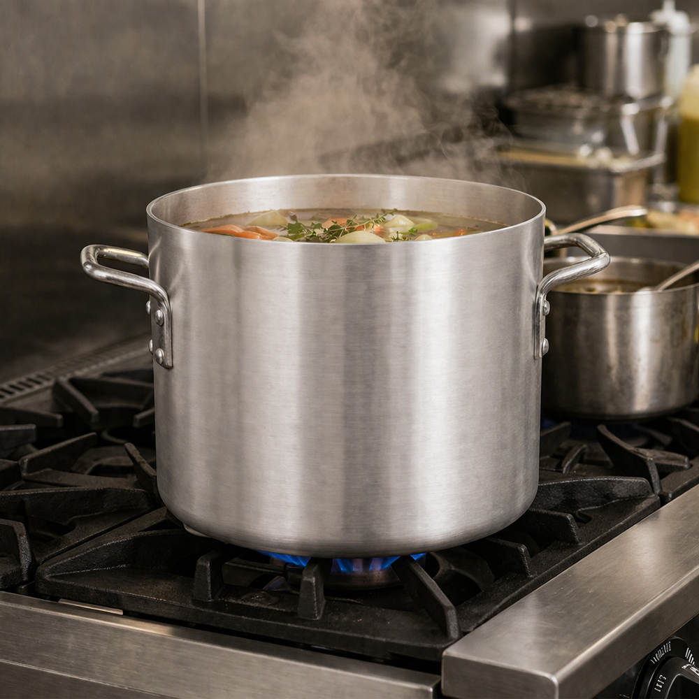 Winco Elemental Aluminum Stock Pot, 24 Quart image 1