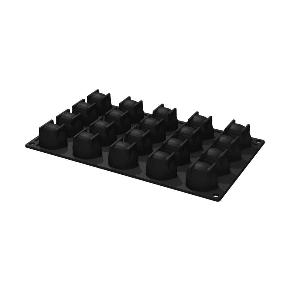 Pavoni Pavoflex PX3234 Mini Hazelnut Silicone Mold, 20 Cavities image 2