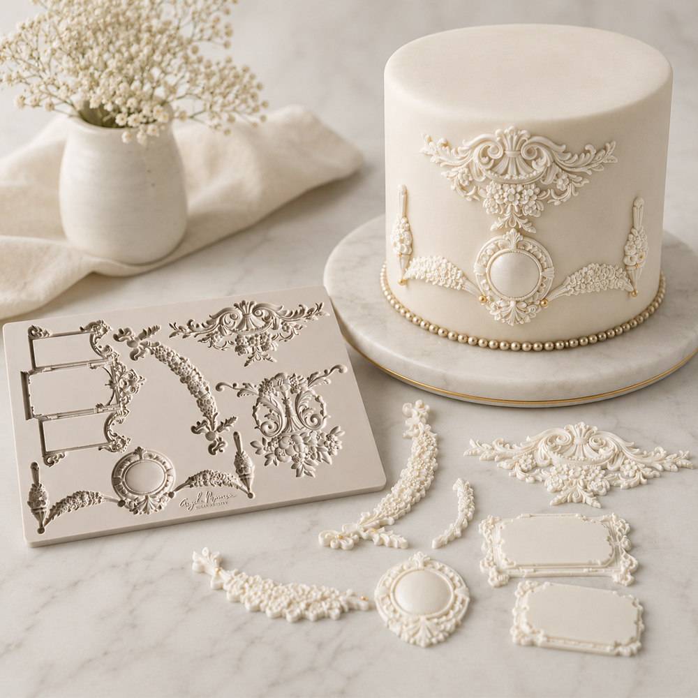 Angela Morrison Chateau Du Palais Silicone Fondant Mold image 1