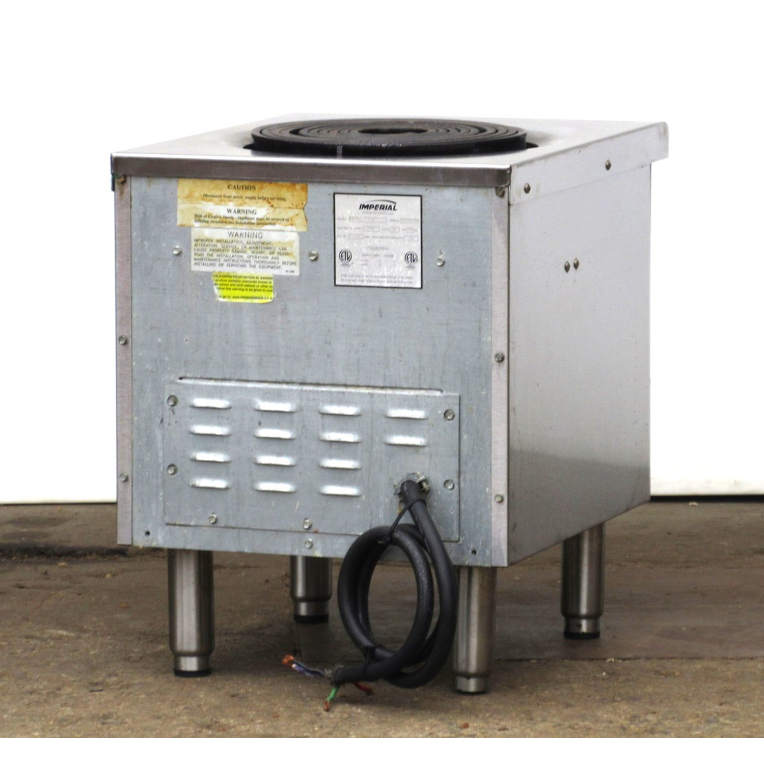 Imperial ISPA-18-E Electric Stock Pot Range, Used Excellent Condition image 1