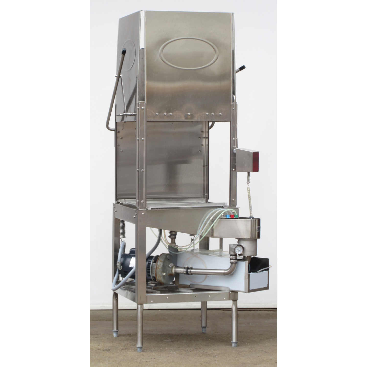 American Dish Service AF-3D-S 25 Inch Door Type Dishwasher Low Temp Chemical Sanitizing with Straight-thru Design, Used Excellent Condition image 1