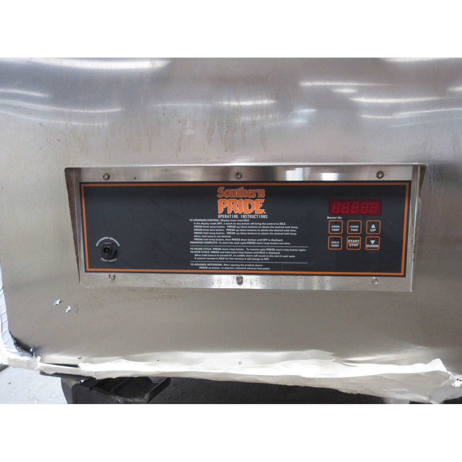 Southern Pride MLR-850 Stainless Steel Gas Rotisserie Smoker, Used Excellent Condition image 3