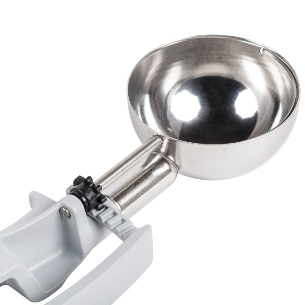 Vollrath Stainless Steel Disher with Gray Handle, #8 image 3