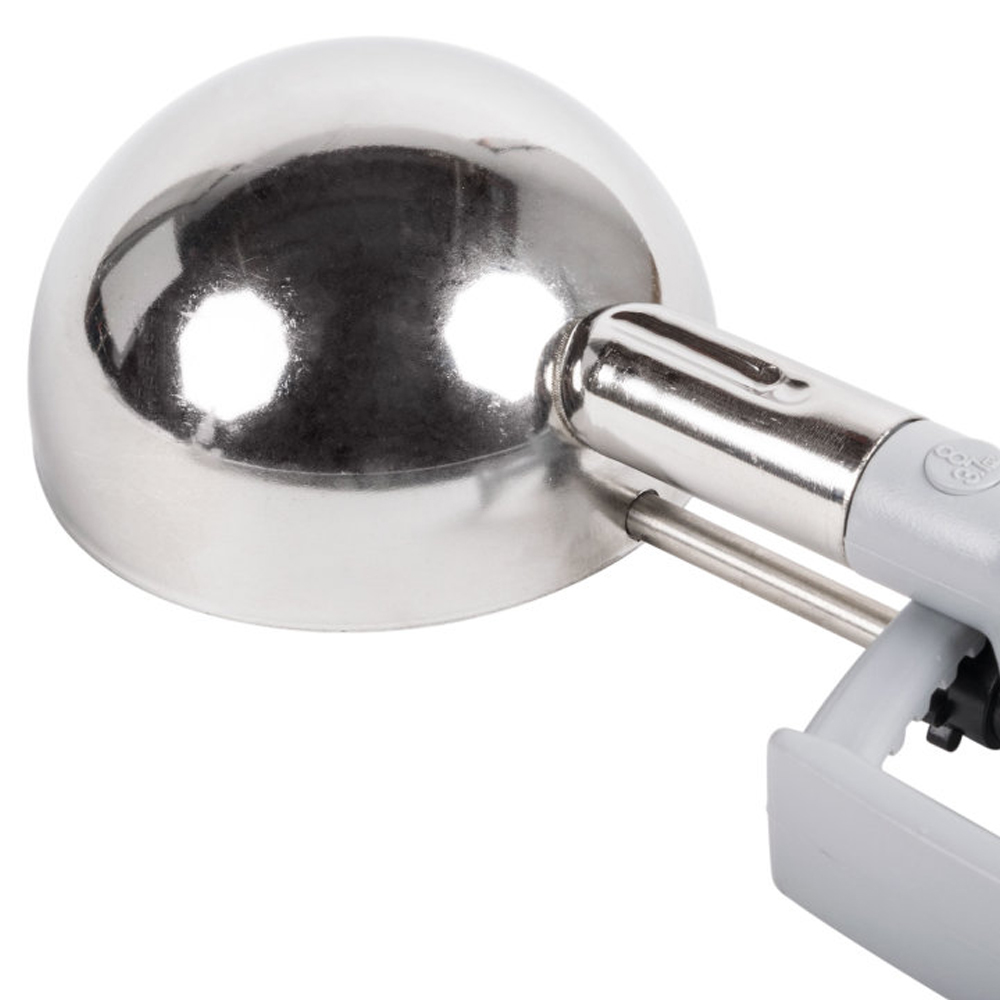 Vollrath Stainless Steel Disher with Gray Handle, #8 image 4