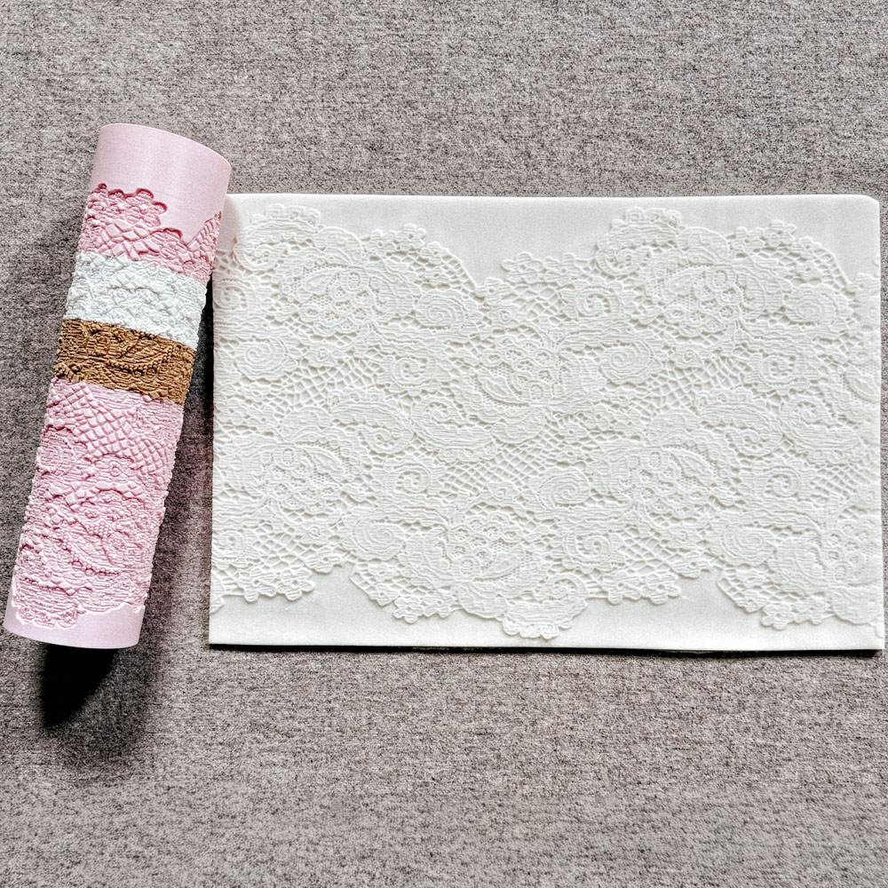 Angela Morrison Victorina Lace Textured Rolling Pin image 2