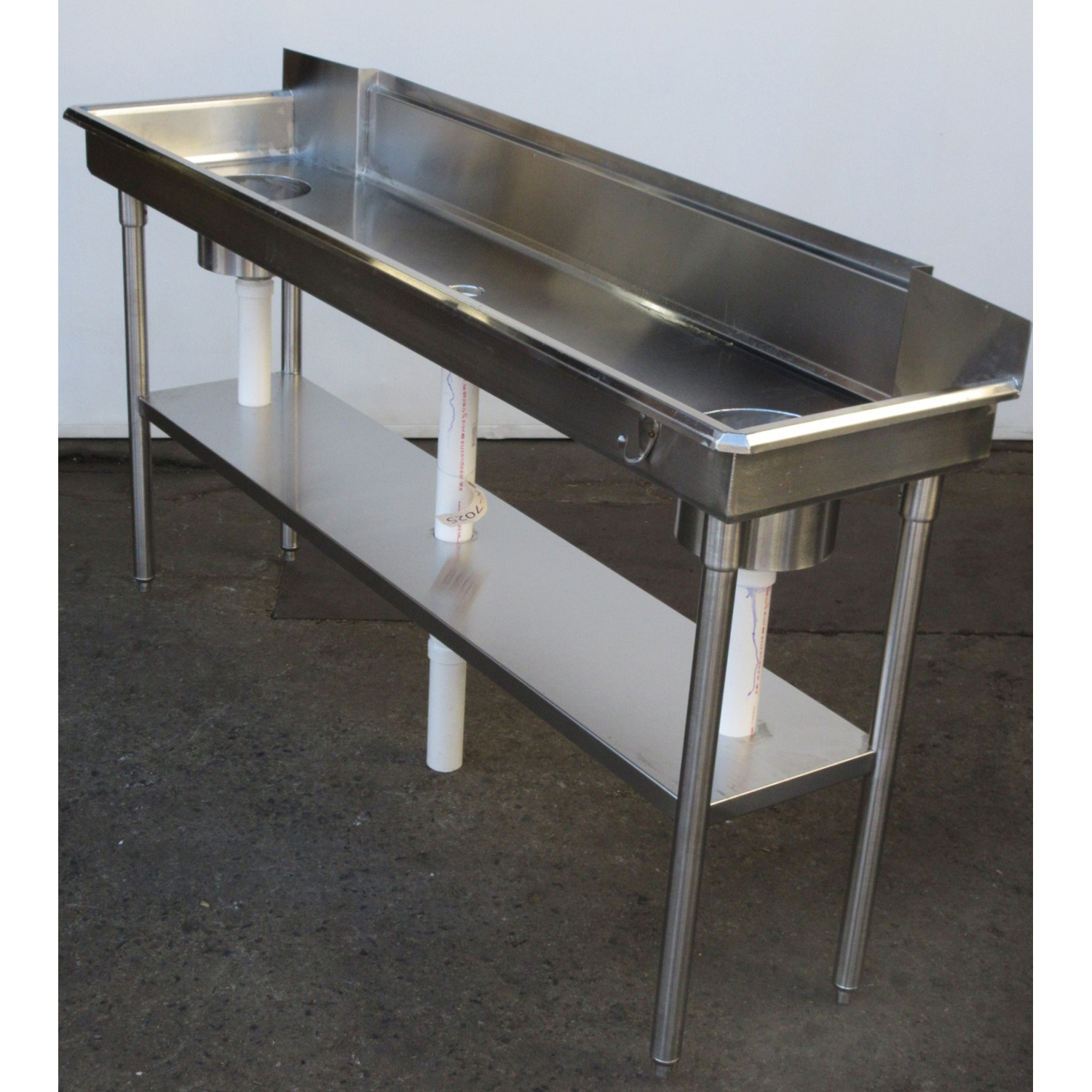 Picard Stainless Steel Bagel Oven Rinse Trough Table, Used Excellent Condition image 1