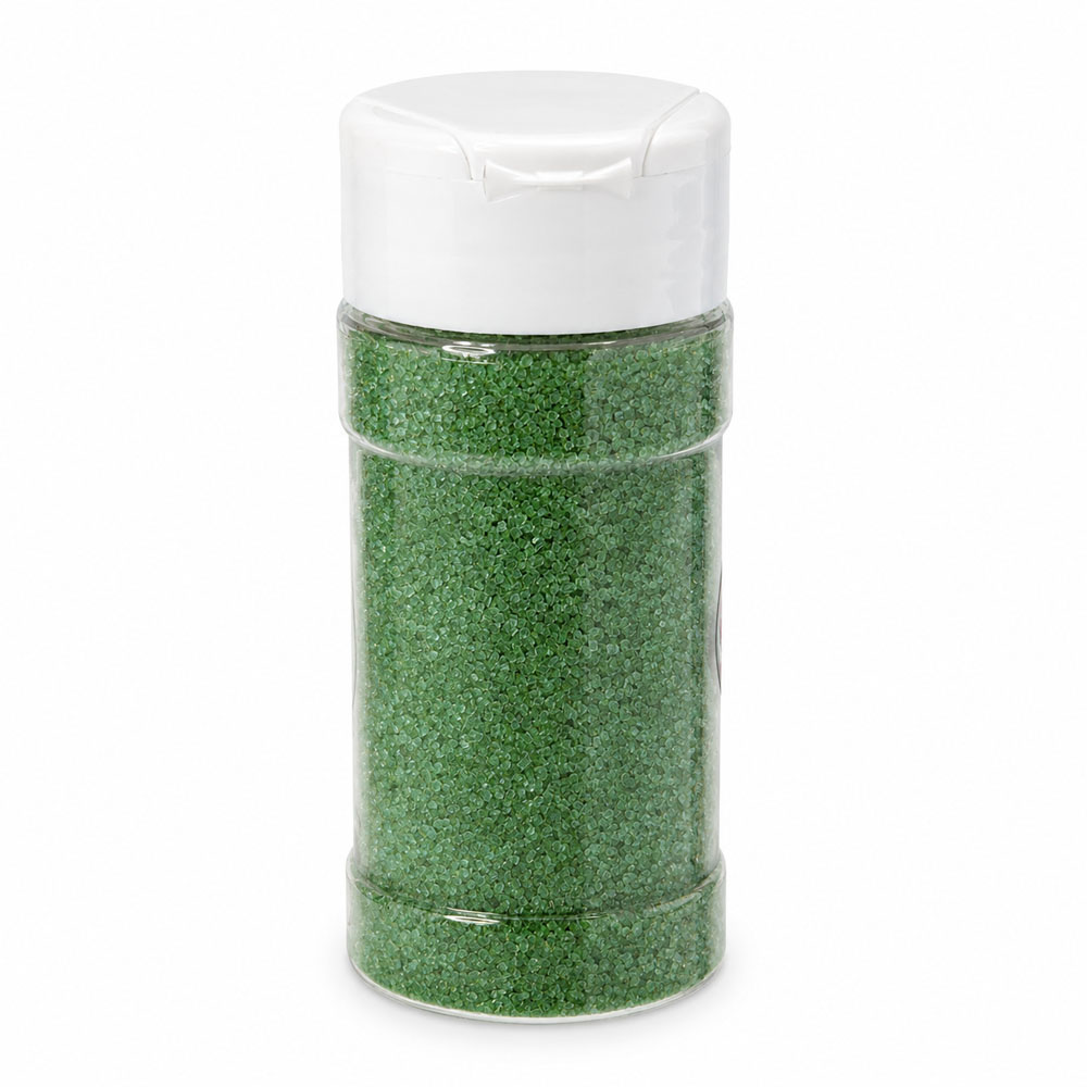 PRSM Natural Color Sanding Sugar, Emerald Green - 3.5 oz image 1