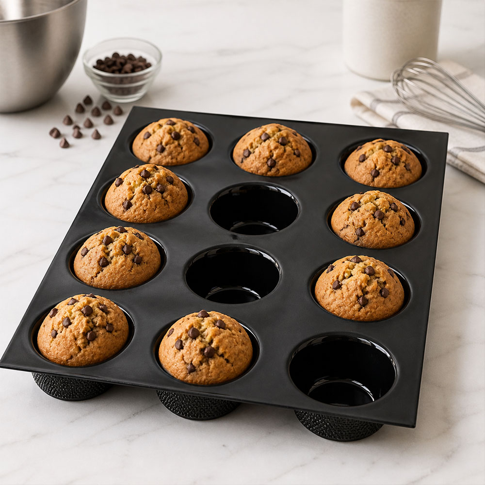 Flexipan Muffin Mold, 12 Cavities image 3
