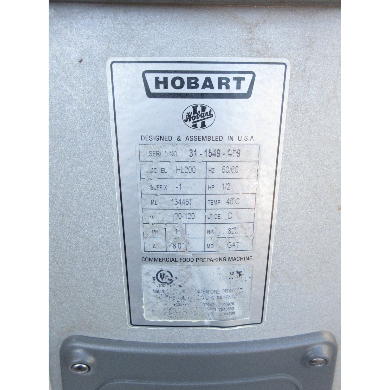 Hobart HL200 20 Qt Legacy Mixer, Used Excellent Condition image 4